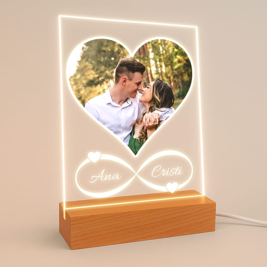 Tablou LED "Iubire Infinită"