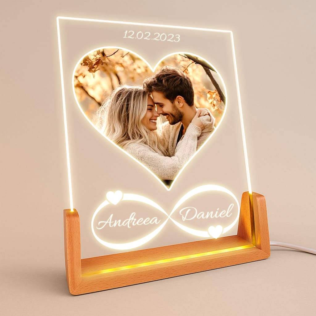 Tablou LED "Iubire Infinită"