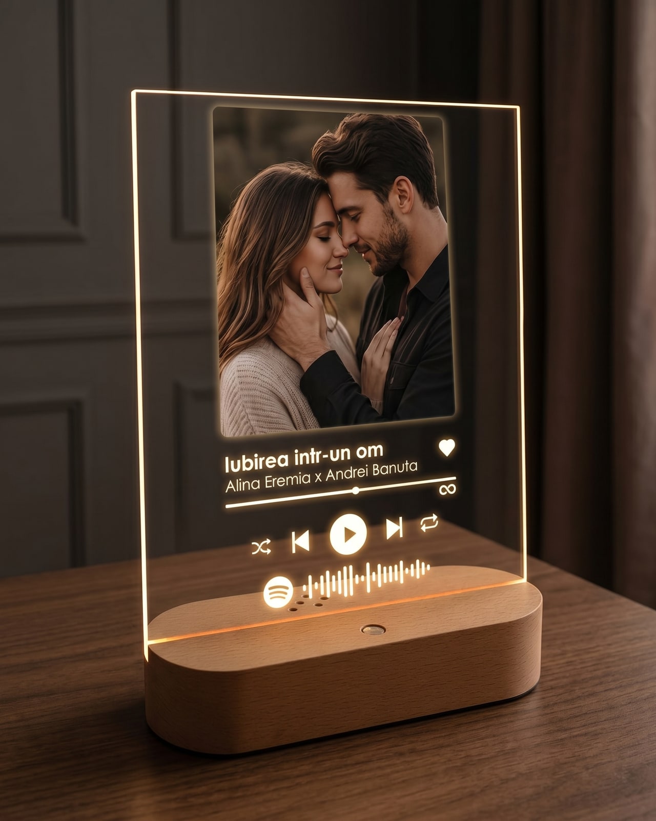 Tablou Spotify LED