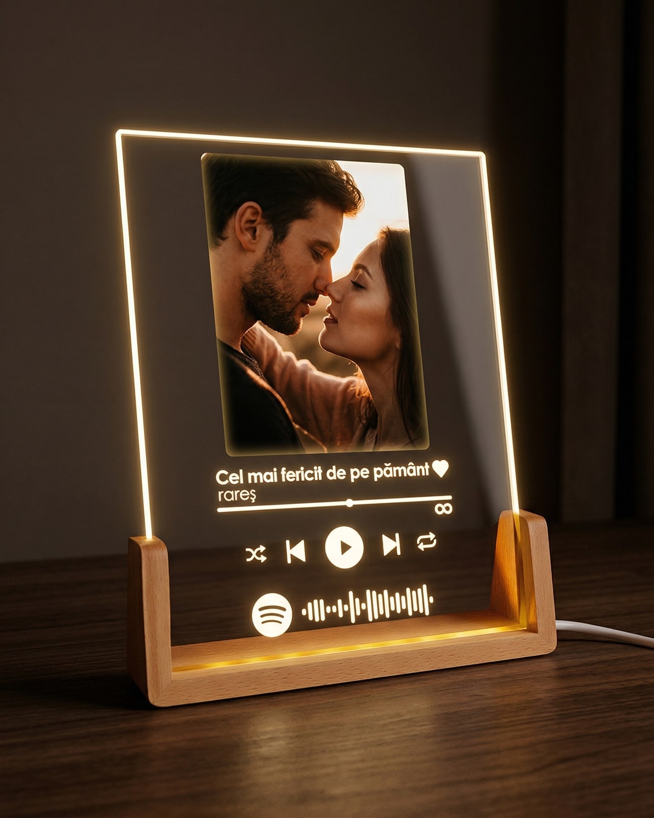 Tablou Spotify LED