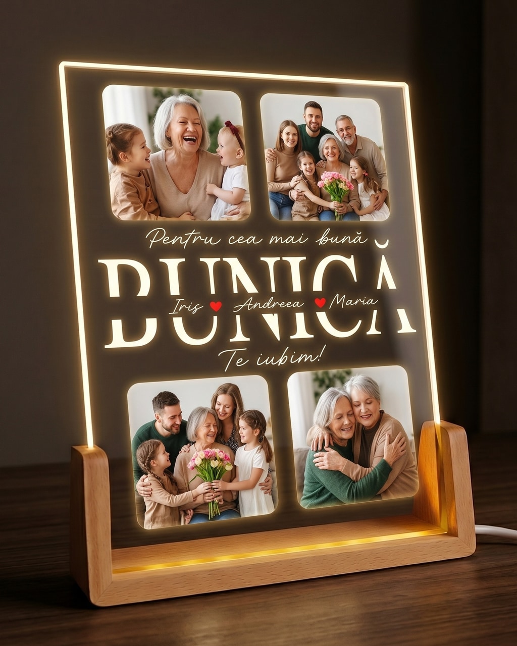 Tablou LED "Bunica"