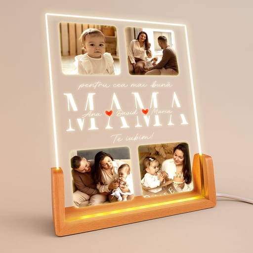Tablou LED "Mama"