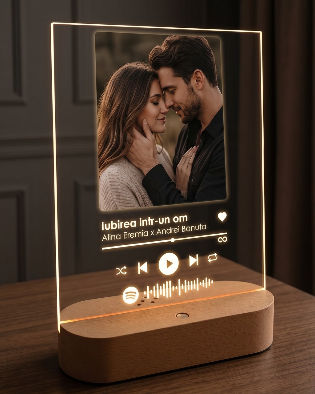 Tablou Spotify LED