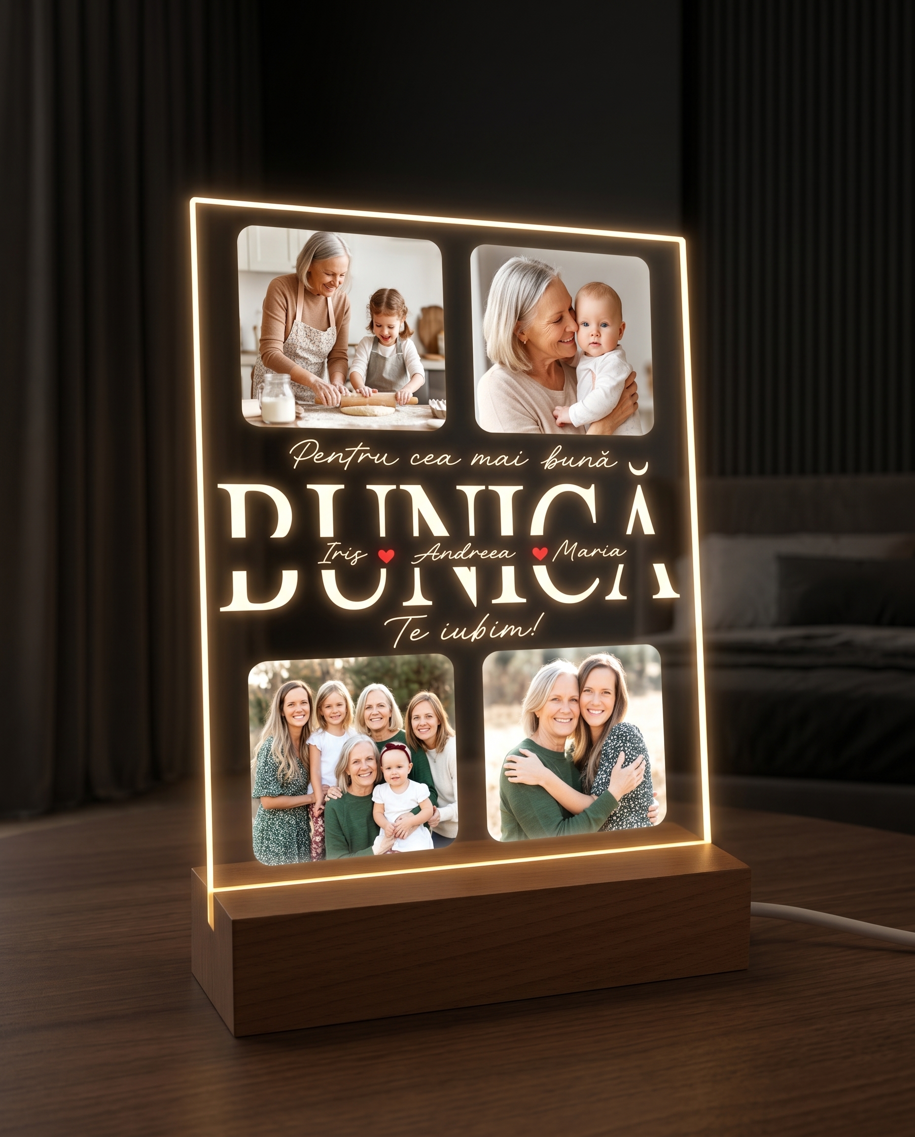 Tablou LED "Bunica"