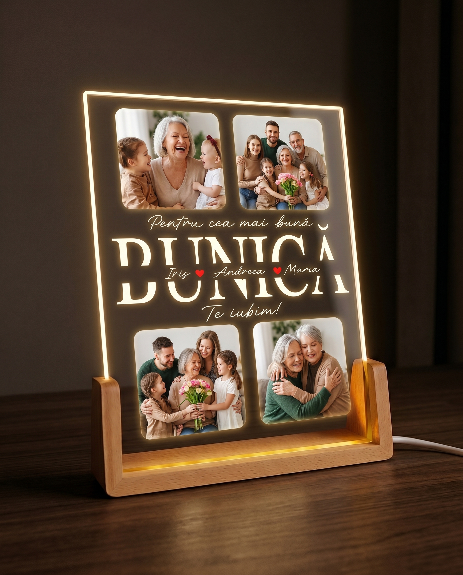 Tablou LED "Bunica"