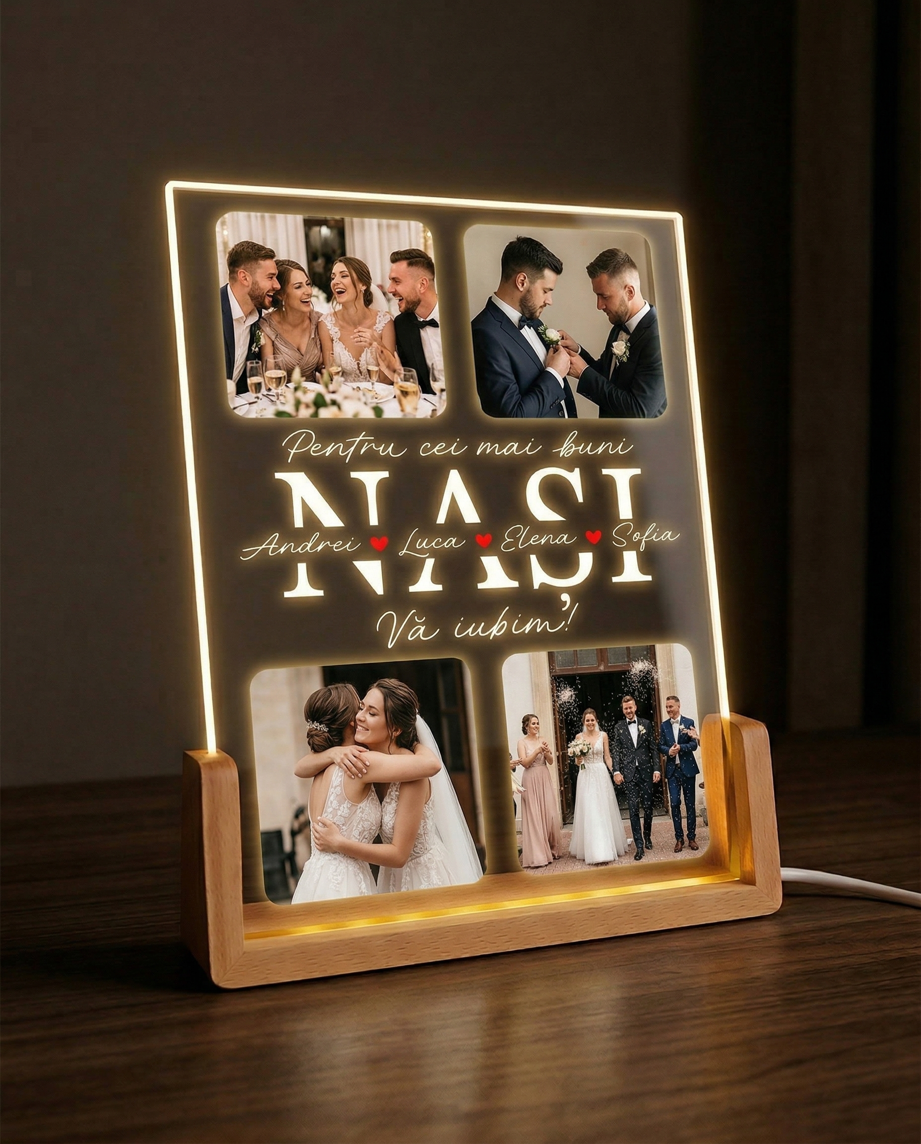 Tablou LED "Nași"