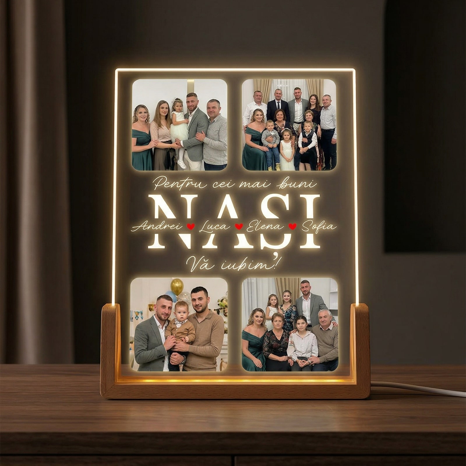Tablou LED "Nași"