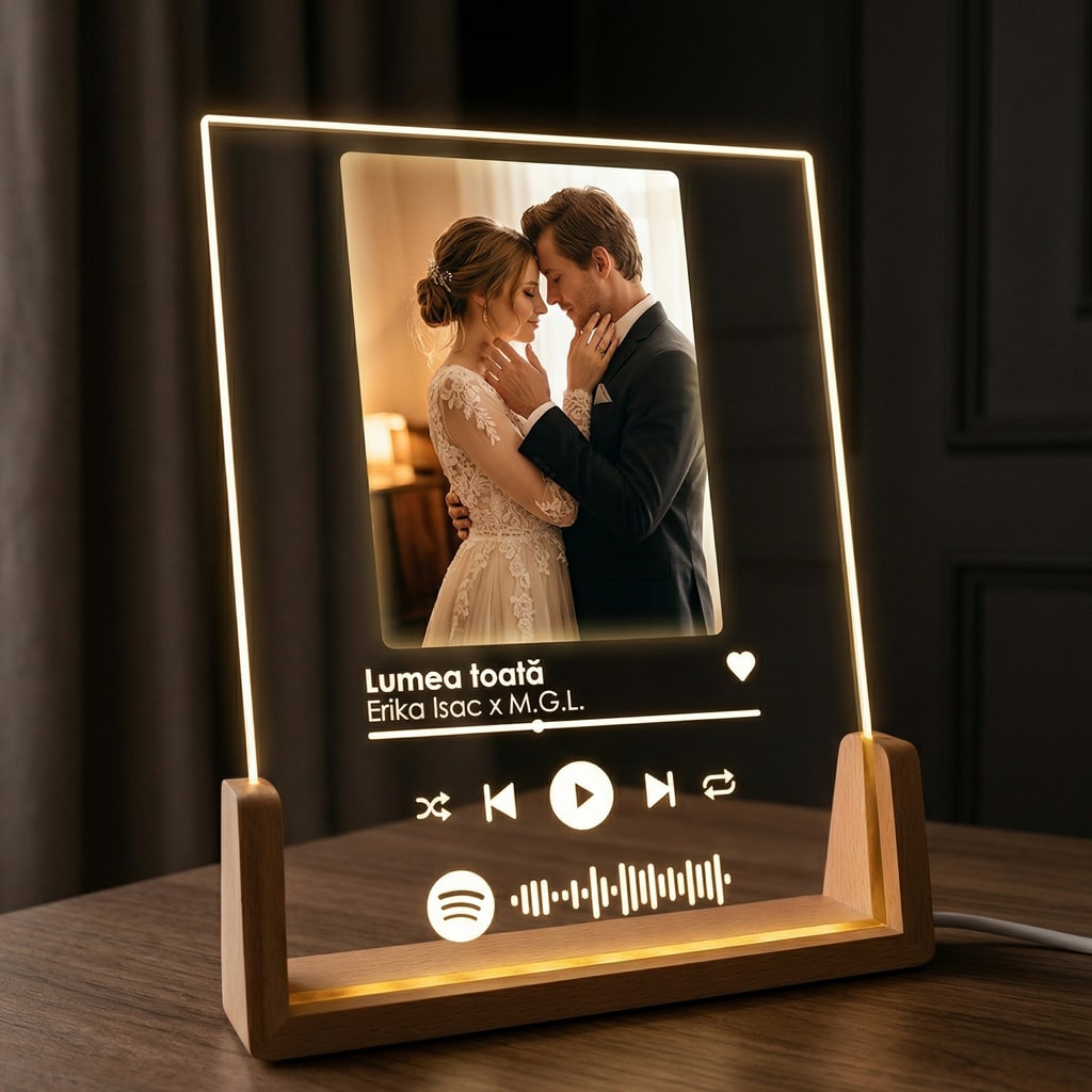 Tablou Spotify LED